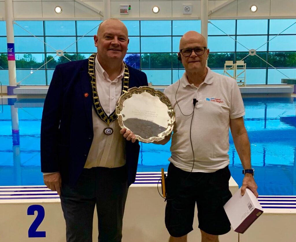 Winner of the Jeff Cook Salver 2024 Swim England East Region